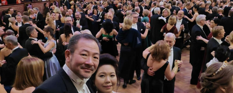 Dr and Mrs Goh at Wien Philharmonic Ball