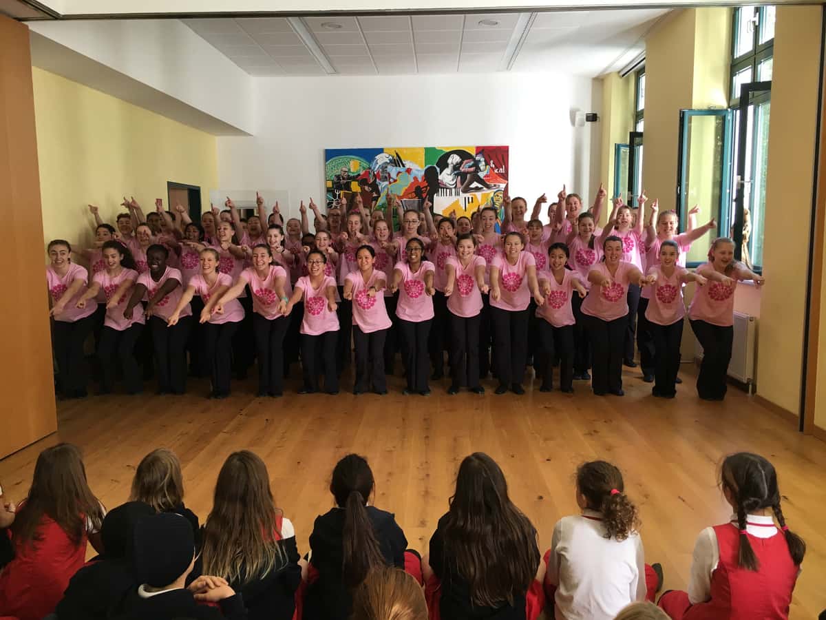 AMAEDUS hosted the australian girl choir at their tour in vienna for a shared performance day