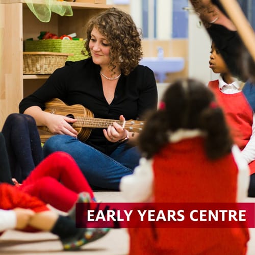 Preschool offer at the early years center of AMADEUS School Vienna